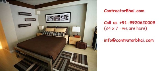 500 square feet small bedroom design Mumbai Pune