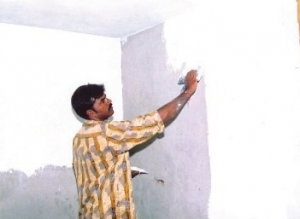 Wall Putty Application