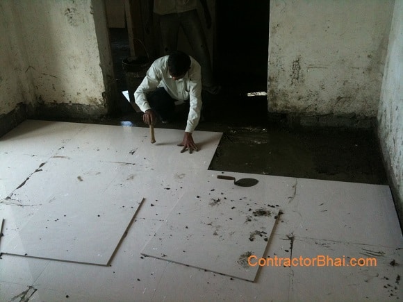 Cost Of Flooring Contractorbhai, Tile Floor Installation Labor Cost Per Square Foot