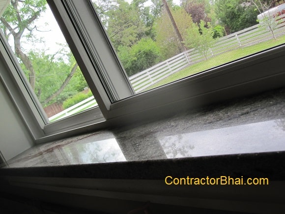 Granite window sill cost