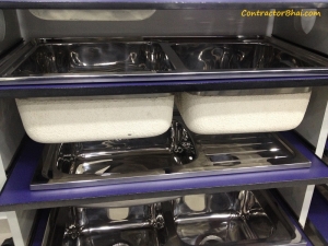 Opal Silent Square kitchen Sink