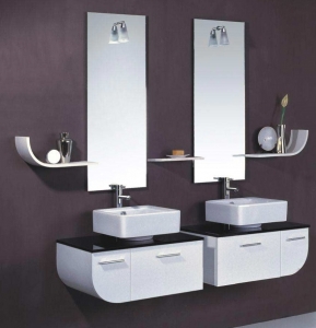 bathroom cabinet sink solid surface