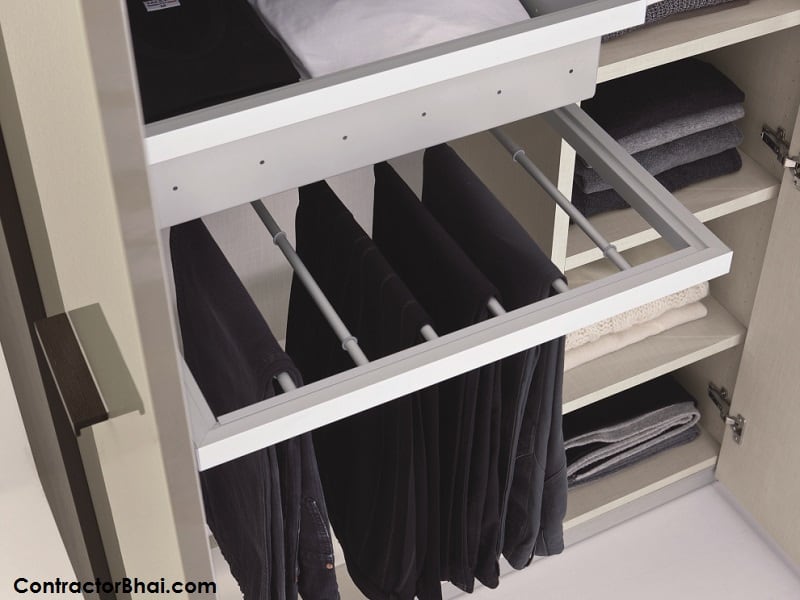 Pullout trouser rack Häfele Dresscode  online at HÄFELE