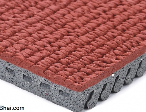 Pre-Fabricated Rubber Surface for Sports