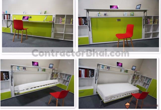 Contractorbhai-Folding-Bed-Design-for-Study-Table-or-Work-Area