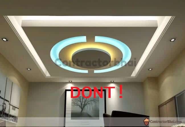Contractorbhai avoid catchy False Ceiling Design