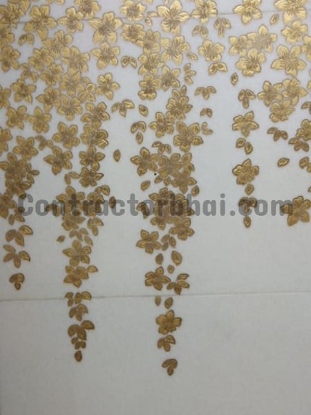 Gold-Leafng-Marble-Floral-Pattern